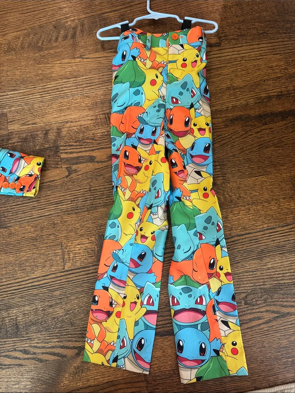 OppoSuits Kids Pokémon Character Blue Orange Yellow Pattern Suit -8y